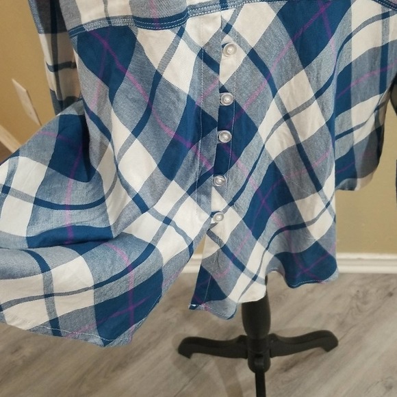 Cato plaid shirt plus size 22‎ NEW - Picture 8 of 10